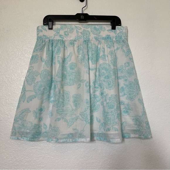2/$30 Old Navy Floral Full Cotton Skirt with Elastic Waist SZ M - Picture 7 of 13